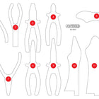 KS TOOLS Leere Schaumstoffeinlage zu 811.0012 ( 811.0012-97 ) - Toolbrothers