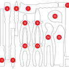 KS TOOLS Insert en mousse vide pour 811.0017 ( 811.0017-97 )