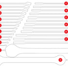 KS TOOLS Leere Schaumstoffeinlage zu 811.0030 ( 811.0030-97 ) - Toolbrothers