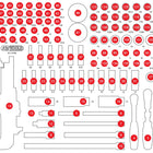 KS TOOLS Insert en mousse vide pour 811.0156 ( 811.0156-97 )