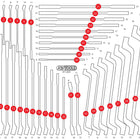KS TOOLS Insert en mousse vide pour 811.2041 ( 811.2041-97 )