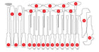 KS TOOLS Leere Schaumstoffeinlage zu 813.0042 ( 813.0042-97 )