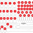 KS TOOLS Leere Schaumstoffeinlage zu 813.0086 ( 813.0086-97 ) - Toolbrothers