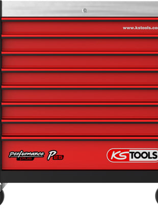 KS TOOLS Performanceplus set de dessertes d'atelier P25 avec 285 outils pour 4 tiroirs (825.4285)