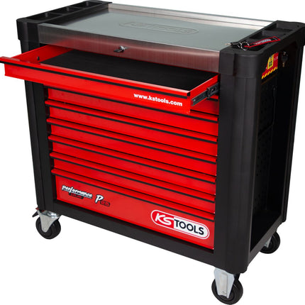 KS TOOLS Serie carrello da officina Performanceplus P25 con 285 utensili per 4 cassetti ( 825.4285 )