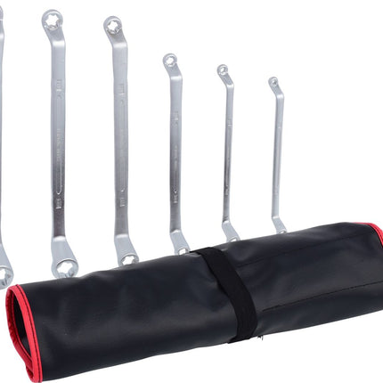 KS TOOLS Doppel-Ringschlüssel-Satz Torx-E, gekröpft, 6-tlg ( 911.0360 )
