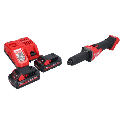 Milwaukee M18 FDGRB-302 Akku Geradschleifer 18 V 50 mm Brushless + 2x Akku 3,0 Ah + Ladegerät - Toolbrothers