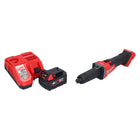 Amoladora recta a batería Milwaukee M18 FDGRB-401 18 V 50 mm sin escobillas + 1x batería 4,0 Ah + cargador