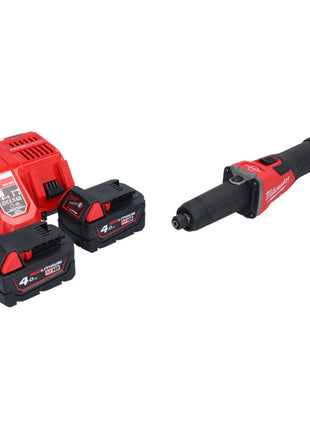 Milwaukee M18 FDGRB-402 Akku Geradschleifer 18 V 50 mm Brushless + 2x Akku 4,0 Ah + Ladegerät