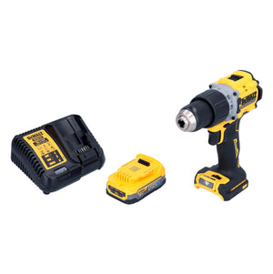 DeWalt DCD 805 E1 Akku Schlagbohrschrauber 18 V 90 Nm Brushless + 1x Akku 1,7 Ah + Ladegerät