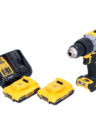 DeWalt DCD 805 D2 Akku Schlagbohrschrauber 18 V 90 Nm Brushless + 2x Akku 2,0 Ah + Ladegerät - Toolbrothers