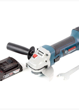 Bosch GWS 18 V-Li 115 mm Akku Winkelschleifer mit 2 Ah Akku - Toolbrothers