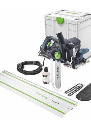 Festool SSU 200 EB-Plus-FS UNIVERS Schwertsäge 1600 W 200 mm ( 576565 ) + Führungsschiene + Systainer - Nachfolger von 575980