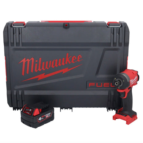 Milwaukee M18 FID3-401X Akku Schlagschrauber 18 V 1/4" 226 Nm Brushless + 1x Akku 4,0 Ah + HD Box - ohne Ladegerät