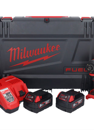 Milwaukee M18 FID3-502X Akku Schlagschrauber 18 V 1/4" 226 Nm Brushless ( 4933479865 ) + 2x Akku 5,0 Ah + Ladegerät + HD Box - Toolbrothers