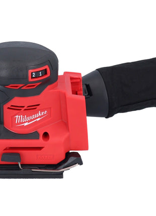 Milwaukee M18 BQSS-402 Akku Schwingschleifer 18 V 113 x 104 mm Brushless + 2x Akku 4,0 Ah + Ladegerät