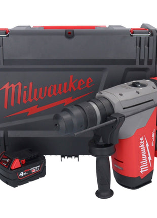 Marteau combiné à batterie Milwaukee M18 ONEFHPX-401X 18 V 5,0 J sans balais + 1x batterie 4,0 Ah + boîtier HD - sans chargeur