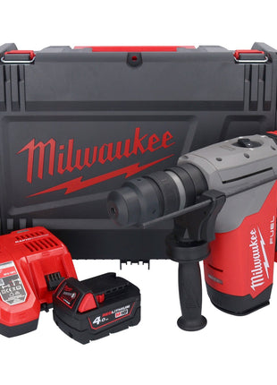 Martillo combinado a batería Milwaukee M18 ONEFHPX-401X 18 V 5,0 J sin escobillas + 1x batería 4,0 Ah + cargador + caja HD