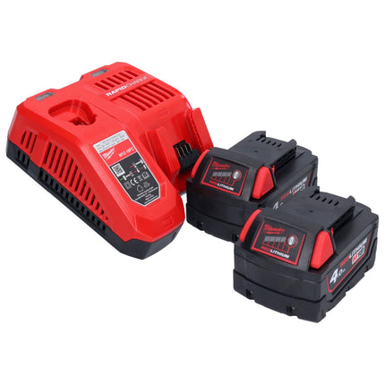 Martillo combinado a batería Milwaukee M18 ONEFHPX-402X 18 V 5,0 J sin escobillas + 2x baterías 4,0 Ah + cargador + caja HD