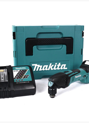 Makita DTM 50 RA1J Akku Multitool Oszillierer 18 V + 1x Akku 2,0 Ah + Ladegerät + Makpac - Toolbrothers