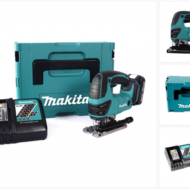 Makita DJV 180 RA1J Akku Stichsäge 18 V + 1x Akku 2,0 Ah + Ladegerät + Makpac - Toolbrothers