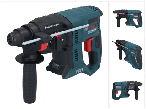 Bosch GBH 18V-21 Professional Akku Bohrhammer 18 V 2,0 J SDS plus ( 0611911100 ) Brushless Solo - ohne Akku, ohne Ladegerät