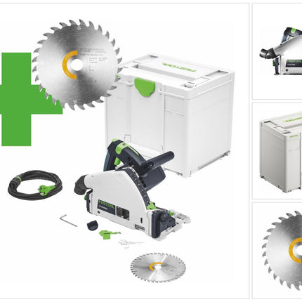 Festool TS 55 F-Plus Master Edition Tauchsäge 1200 W 160 mm ( 577843 ) + Sägeblatt + Systainer