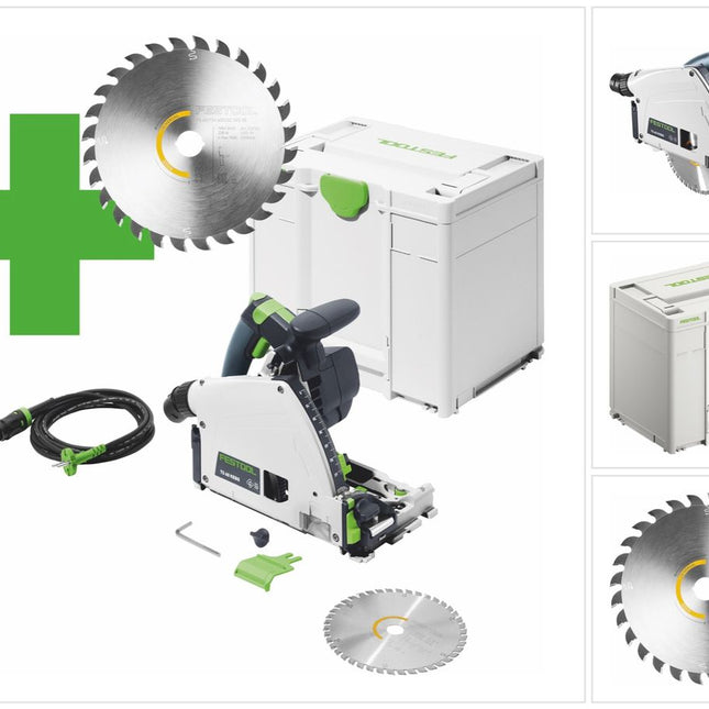 Festool TS 60 K-Plus Master Edition Tauchsäge 1500 Watt 168 mm ( 577847 ) + Sägeblatt + Systainer