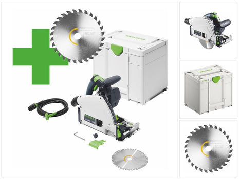 Festool TS 60 K-Plus Master Edition Scie plongeante 1500 watts 168 mm ( 577847 ) + lame + Systainer