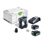 Festool CXS 12 2.5-Plus cordless drill driver 12 V 30 Nm brushless ( 576864 ) + 2x rechargeable battery 2.5 Ah + charger + systainer