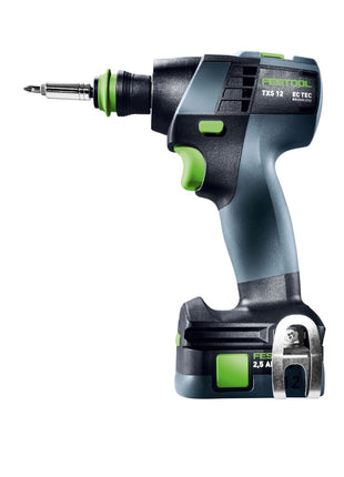 Festool TXS 12 2,5-Set Akku Bohrschrauber 12 V 30 Nm Brushless ( 576874 ) + 2x Akku 2,5 Ah + Ladegerät + Bitset + Systainer