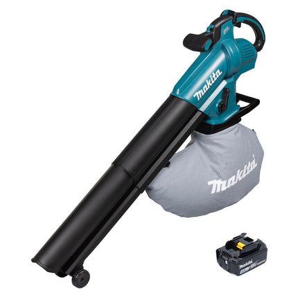 Makita DUB 187 M Soplador y aspirador de hojas sin cable 18 V sin escobillas + 1x batería 4,0 Ah - sin cargador