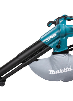 Soplador y aspirador de hojas a batería Makita DUB 187 RM2 18 V sin escobillas + 2x baterías 4,0 Ah + cargador