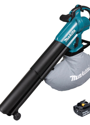 Makita DUB 187 T Akku Laubbläser und Laubsauger 18 V Brushless + 1x Akku 5,0 Ah - ohne Ladegerät