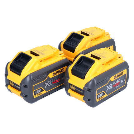 DeWalt 3x DCB 548 batteria 18 V / 54 V max. 12 Ah / 12000 mAh Li-Ion XR FLEXVOLT - con indicatore di carica