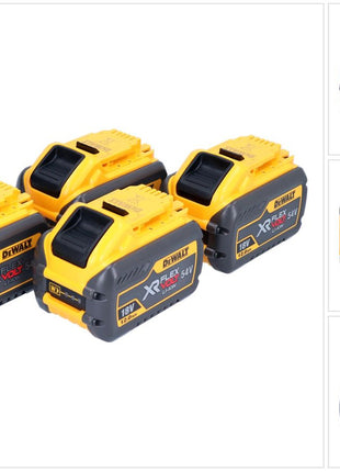 DeWalt 4x DCB 548 Akku 18 V / 54 V max. 12 Ah / 12000 mAh Li-Ion XR FLEXVOLT - mit Ladestandanzeige