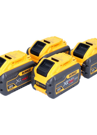 DeWalt 4x DCB 548 Akku 18 V / 54 V max. 12 Ah / 12000 mAh Li-Ion XR FLEXVOLT - mit Ladestandanzeige