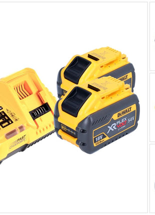 DeWalt DCB 118 Y2 Kit de démarrage sans fil 18 V / 54 V 2x XR FLEXVOLT Batterie 12 Ah + chargeur