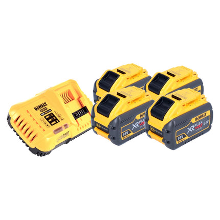 Set iniziale batteria DeWalt DCB 118 Y4 18 V / 54 V 4 batterie XR FLEXVOLT da 12 Ah + caricabatteria