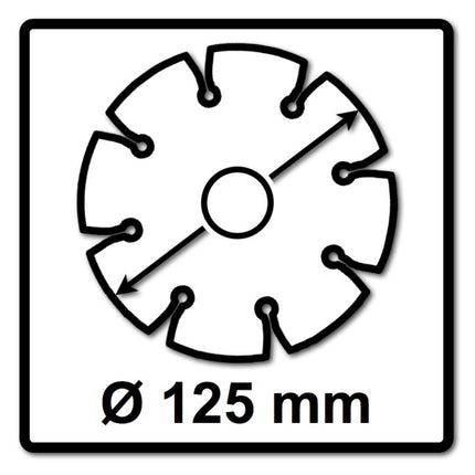 Bosch Standard for Universal Diamanttrennscheibe 125 x 22,23 mm 2 Stk. ( 2x 2608615059 ) für Beton, Stahl-Beton, Back-, Kalk- und Sand-Stein