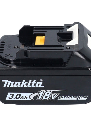 Juego de baterías Makita 5x BL 1830 B 18 V 3,0 Ah / 3000 mAh Li-Ion (5x 197599-5) con pantalla LED - original, no una réplica