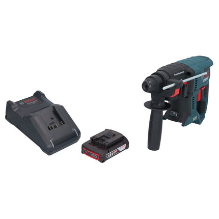 Bosch GBH 18V-21 Professional Akku Bohrhammer 18 V 2,0 J SDS plus Brushless + 1x Akku 2,0 Ah + Ladegerät