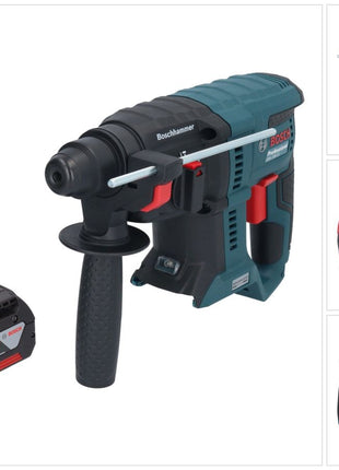 Bosch GBH 18V-21 Professional marteau perforateur sans fil 18 V 2,0 J SDS plus sans balais + 1x batterie 4,0 Ah - sans chargeur