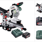 Metabo KGS 18 LTX BL 216 Akku Kappsäge 18 V 216 mm Brushless ( 614216920 ) + 1x Akku 4,0 Ah + Ladegerät