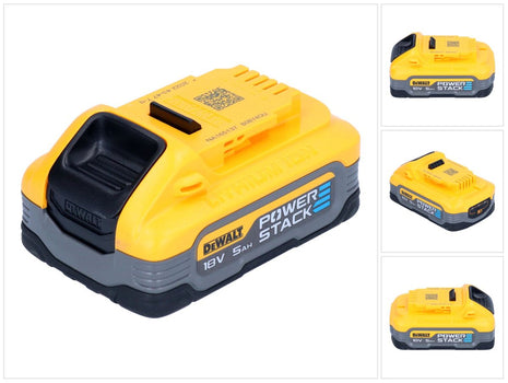 Akumulator DeWalt DCBP 518 Powerstack 18 V 5,0 Ah / 5000 mAh XR Li-Ion - ze wskaźnikiem poziomu naładowania