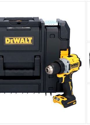 Taladro atornillador inalámbrico DeWalt DCD 800 NT 18 V 90 Nm Brushless + TSTAK - sin batería, sin cargador