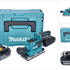 Makita DBO 382 F1J Akku Schwingschleifer 18 V 93 x 185 mm Brushless + 1x Akku 3,0 Ah + Makpac - ohne Ladegerät