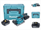 Makita DBO 382 G1J Ponceuse orbitale sur batterie 18 V 93 x 185 mm sans balais + 1x batterie 6,0 Ah + Makpac - sans chargeur