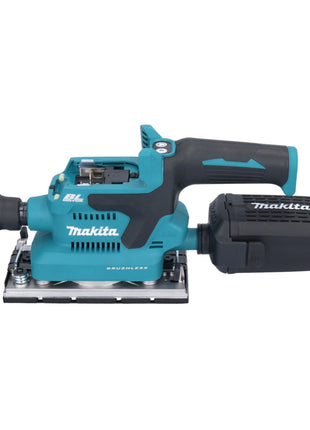 Makita DBO 382 G1J Ponceuse orbitale sur batterie 18 V 93 x 185 mm sans balais + 1x batterie 6,0 Ah + Makpac - sans chargeur