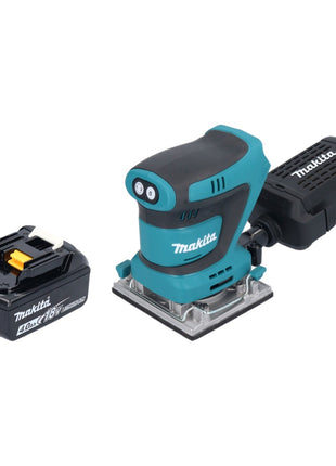 Makita DBO 484 M1 Akku Schwingschleifer 18 V 112 x 102 mm + 1x Akku 4,0 Ah - ohne Ladegerät